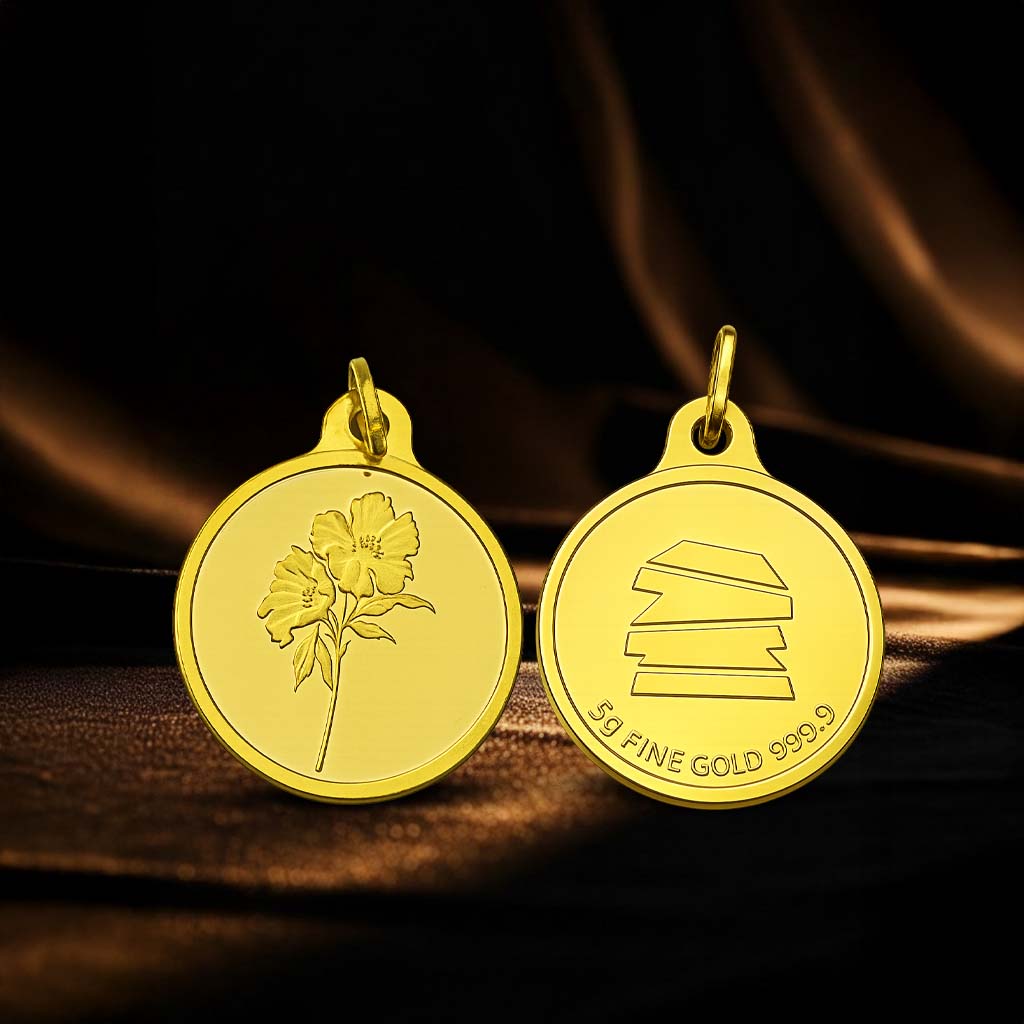 5 Grams Elegant Flower Pendant 